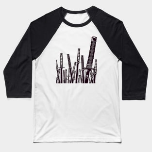 Samurai swords Baseball T-Shirt